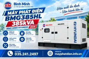 Máy Phát Điện Bmg385hl 385kva Bình Minh Hyundai 2026
