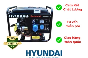 Máy Phát Điện Hyundai Dhy20cle Chạy Dầu Mini 1.7kw