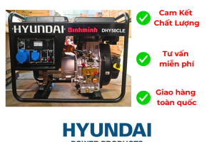 Máy Phát Điện Hyundai Dhy50cle Chạy Dầu 4kw
