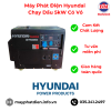 Máy Phát Điện Hyundai Dhy6000se Chạy Dầu 5kw Có Vỏ