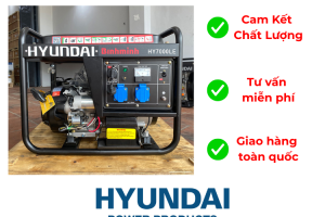 Máy Phát Điện Hyundai Hy7000le Chạy Xăng 5kw