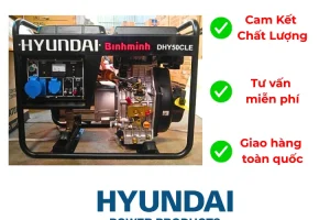 Máy Phát Điện Hyundai Dhy50cle Chạy Dầu 4kw