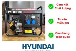 Máy Phát Điện Hyundai Hy7000le Chạy Xăng 5kw