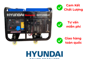 Máy Phát Điện Hyundai Dhy12500le Chạy Dầu 10kw