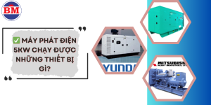 máy phát điện 5kw chạy được thiết bị gì