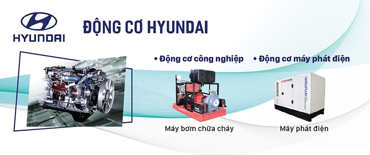 động cơ máy phát điện hyundai
