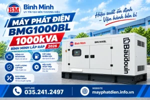 Máy Phát Điện Bmg1000bl 1000kva Bình Minh Lắp Ráp