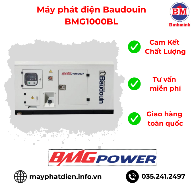 Máy Phát điện Baudouin Bmg1000bl Máy Phát điện Baudouin Bmg1000bl