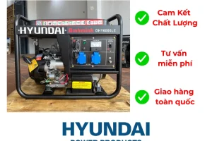 Máy Phát Điện Hyundai Dhy6000le Chạy Dầu 5kw