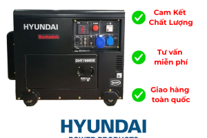 Máy Phát Điện Hyundai Dhy7000se Chạy Dầu 6kw