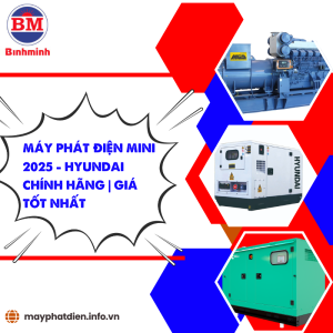 Máy Phát Điện Mini 2025 Hyundai Chính Hãng Giá Tốt Nhất