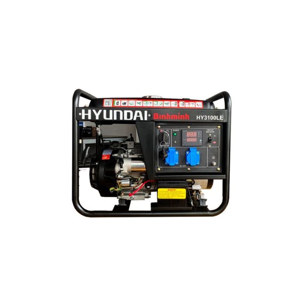 Máy phát điện 3kw Hyundai HY3100LE đề nổ chính hãng