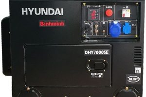Máy phát điện Hyundai DHY7000SE 6kVA diesel cao cấp độ ồn thấp 72dB