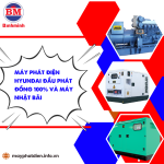 Máy Phát Điện Hyundai Đầu Phát Đồng 100% Và Máy Nhật Bãi