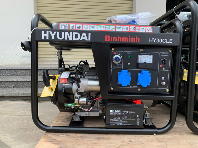 Máy Phát điện Hyundai Hy30cle 2.3kw Tiết Kiệm Nhất Cho Gia đình Nhỏ