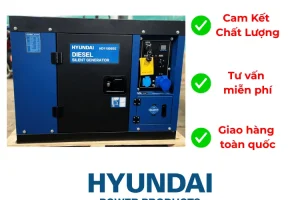 Máy Phát Điện Hyundai Hd11000se Chạy Dầu 8kw Có Vỏ