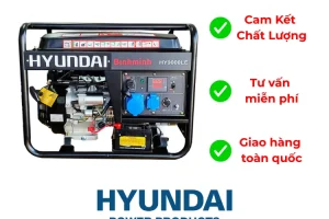 Máy Phát Điện Hyundai Hy9000le Chạy Xăng 6kw