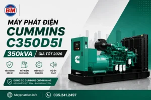 Máy Phát Điện Cummins C350d5i 350kva – Giá Tốt 2026