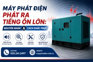 Máy Phát Điện Phát Ra Tiếng Ồn Lớn Nguyên Nhân & Cách Khắc Phục