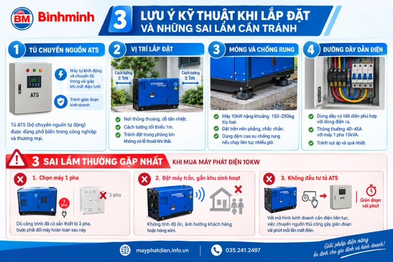 Lưu ý Kỹ Thuật Khi Lắp đặt Và Những Sai Lầm Cần Tránh