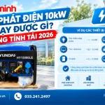 Máy Phát Điện 10kw Chạy Được Gì Bảng Tính Tải 2026