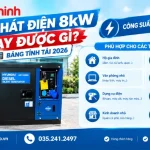Máy Phát Điện 8kw Chạy Được Gì Bảng Tính Tải 2026