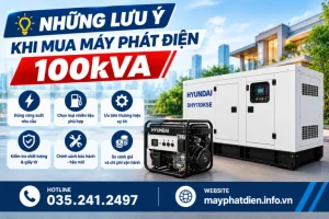 Những Lưu Ý Khi Mua Máy Phát Điện 100kva