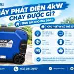 Máy Phát Điện 4kw Chạy Được Gì Tính Tải Cho Gia Đình