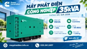 Máy Phát Điện Công Nghiệp 35kva Thông Số, Giá 2026
