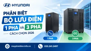 Phân Biệt Bộ Lưu Điện 1 Pha Và 3 Pha Cách Chọn 2026