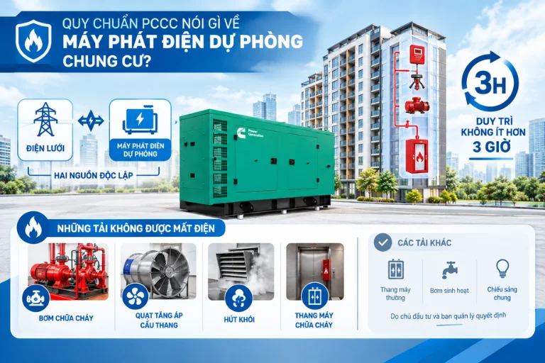 Quy Chuẩn Pccc Nói Gì Về Máy Phát Điện Dự Phòng Chung Cư